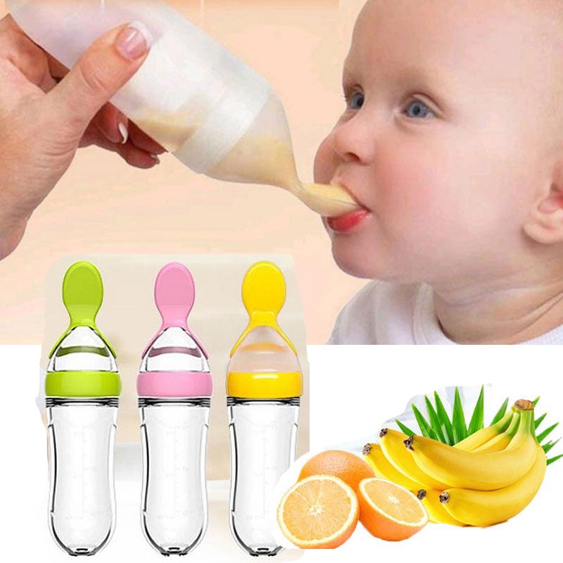 Biberon avec cuillère pour nouveau-né | EasyBottle™ - Petit Counet