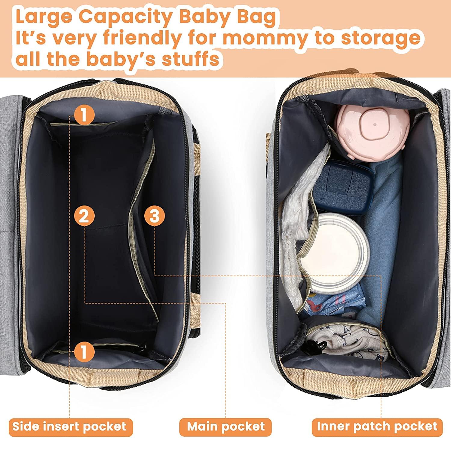 Sac à langer portatif | Berceau de voyage BabyNappy™ - Petit Counet